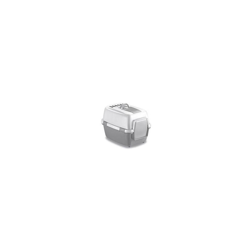 Cat toilet closed WivaCat 55x40x40cm white|grey