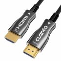 Claroc Kabel optyczny HDMI 2.1 w oplocie AOC 8K@60Hz, 4K@120Hz 5 m Claroc Kabel optyczny HDMI 2.1 w oplocie AOC 8K@60Hz, 4K@120Hz 5 m