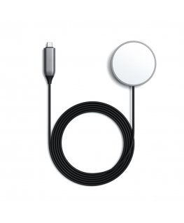 Satechi ST-UCQIMCM mobile device charger Mobile phone Grey, White USB Wireless charging Indoor