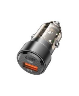 Borofone Car charger BZ20A Smart - USB + Type C - QC 3.0 PD 83W