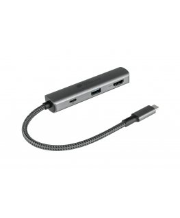Alcasa HUB-C002A interface hub USB Type-C 5000 Mbit/s Anthracite