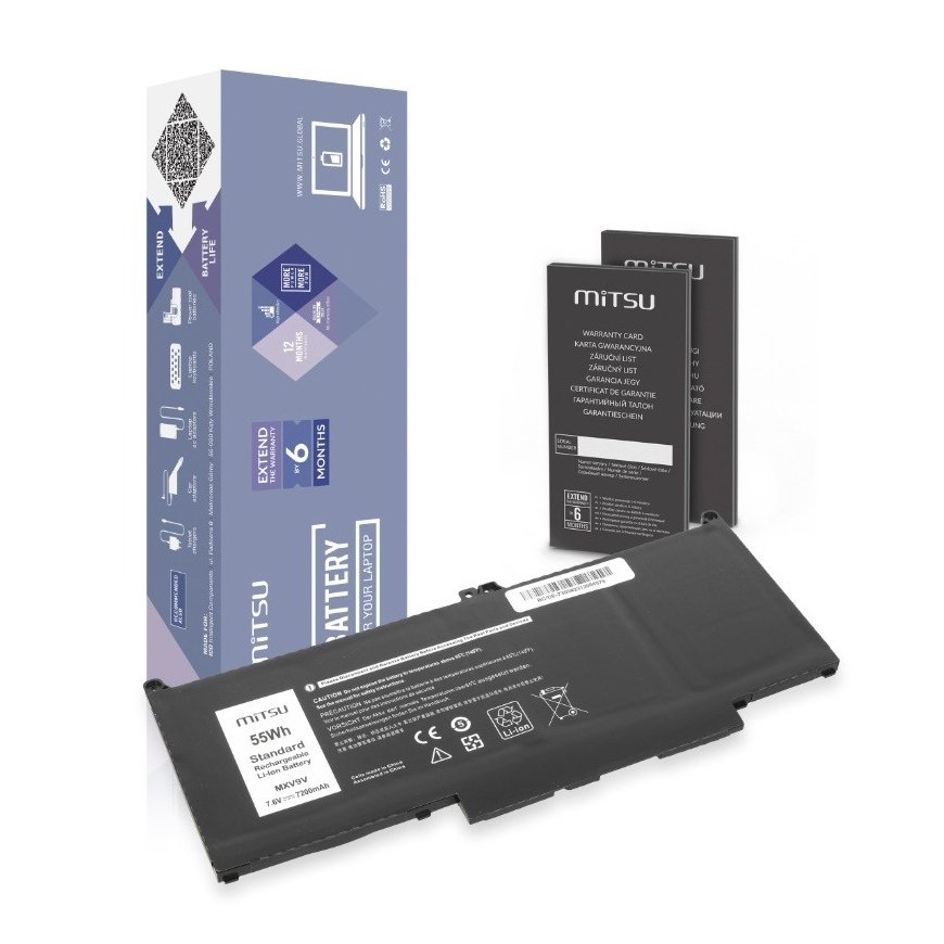 MITSU DELL LATITUDE MXV9V 7200mAh 55Wh 7,6V – 2
