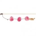 Cat Toy - Trixie Playing Rod with Pompom Balls 50cm