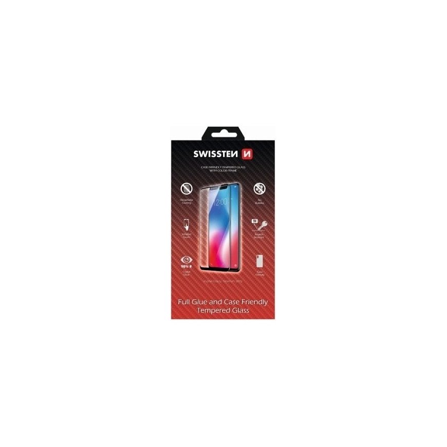 Swissten Full Face Tempered Glass for