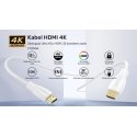Unitek Kabel HDMI 2.0 4K biały 1m Unitek Kabel HDMI 2.0 4K biały 1m