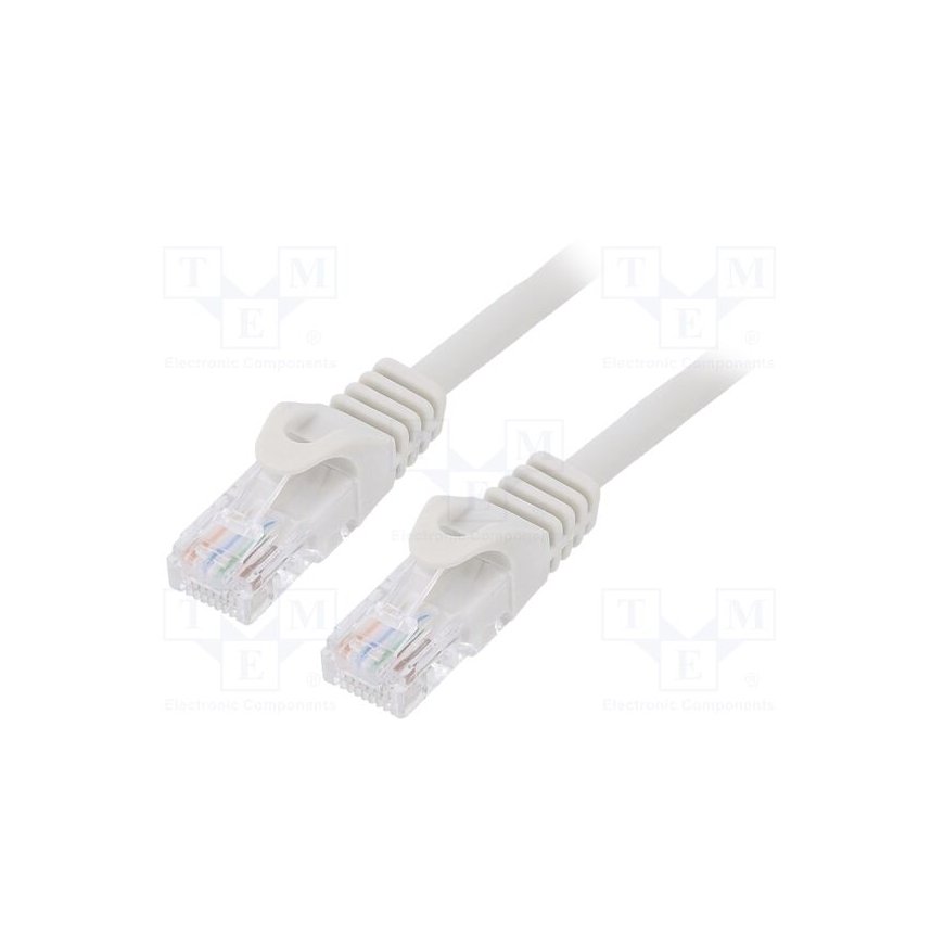 Patch cord cat.6 copper UTP 15m grey – 2