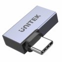 Unitek Adapter USB-C na USB-C kątowy płaski 40Gbps Unitek Adapter USB-C na USB-C kątowy płaski 40Gbps