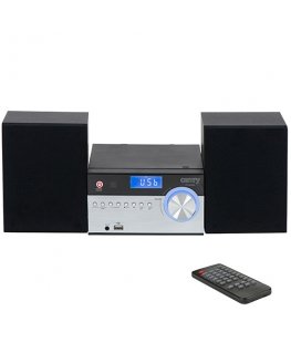 Camry Premium CR 1173 nešiojamoji stereo sistema Analoginis ir skaitmeninis 10 W AM, FM Juoda, Sidabras MP3 atkūrimas
