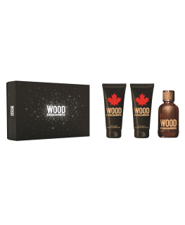Wood pour Homme Gift set EDT 100 ml, shower gel 100 ml and After