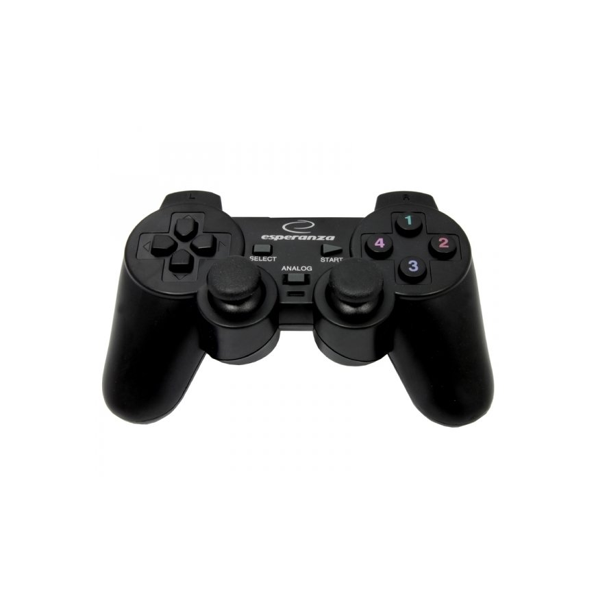 Esperanza EG102 spēļu kontrolierīce Melns USB