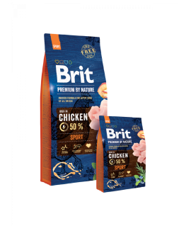 BRIT Premium by Nature Sport Chicken - dry dog food - 12 kg