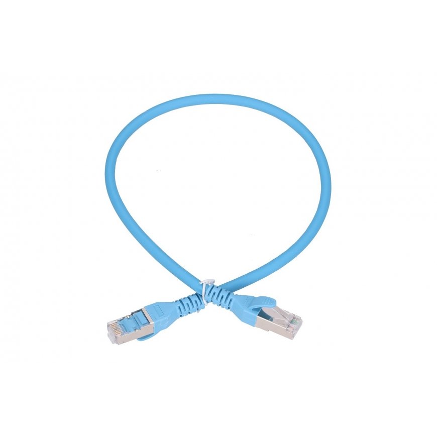 Extralink EX.6549 verkkokaapeli Sininen 0,5 m Cat6a SF/UTP (S-FTP)