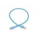 Extralink EX.6549 tīkla kabelis Zils 0,5 m Cat6a SF/UTP (S-FTP)