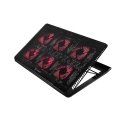 Savio 6 backlit fans 2000 RPM COS-01 laptop cooling pad Savio 6 backlit fans 2000 RPM COS-01 laptop cooling pad