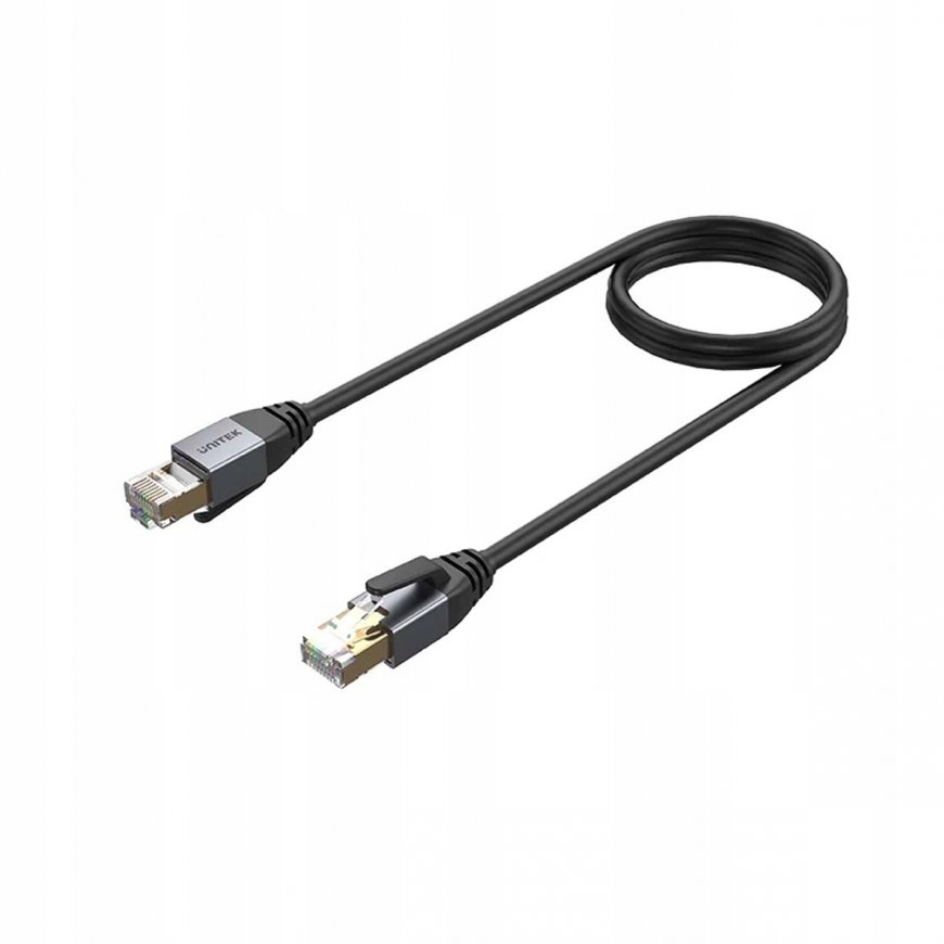 Unitek kabel Ethernet RJ-45 LAN, patchcord cat.8 (S/FTP), przewód sieciowy 20m – 2