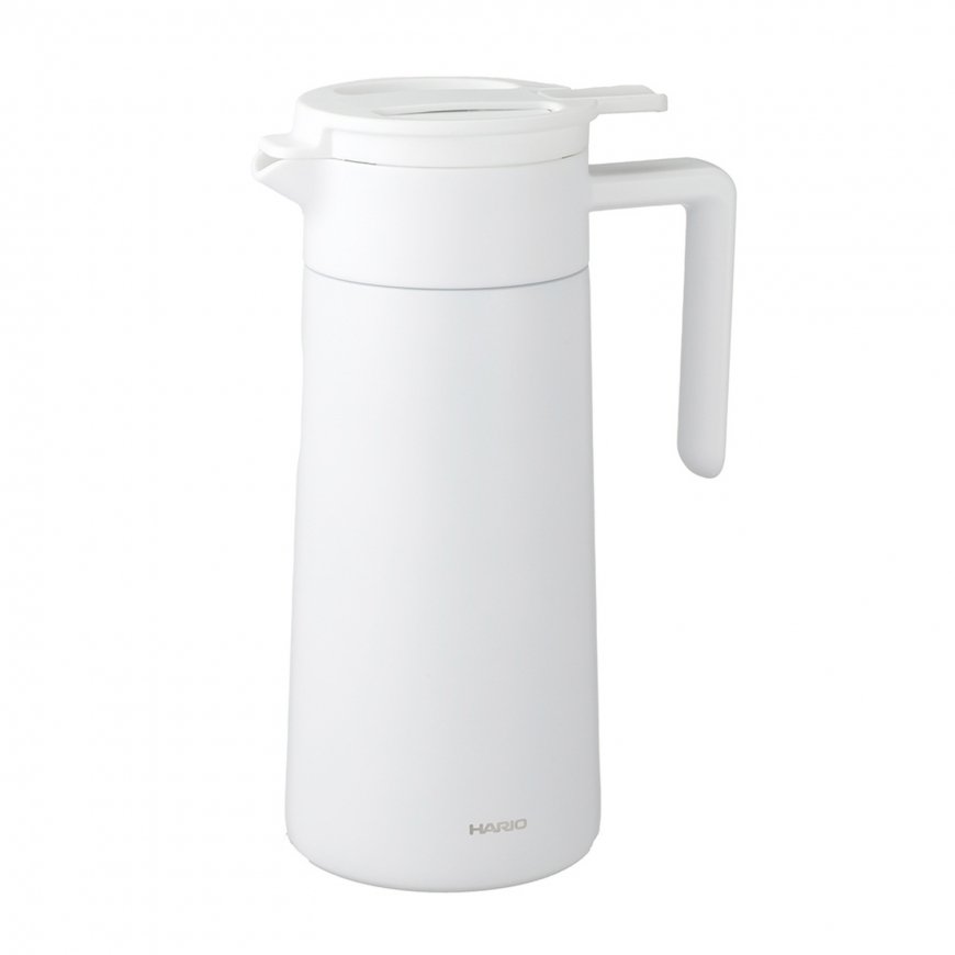 HARIO termiskais serveris ar keramiku. pārklāts balts 800ml