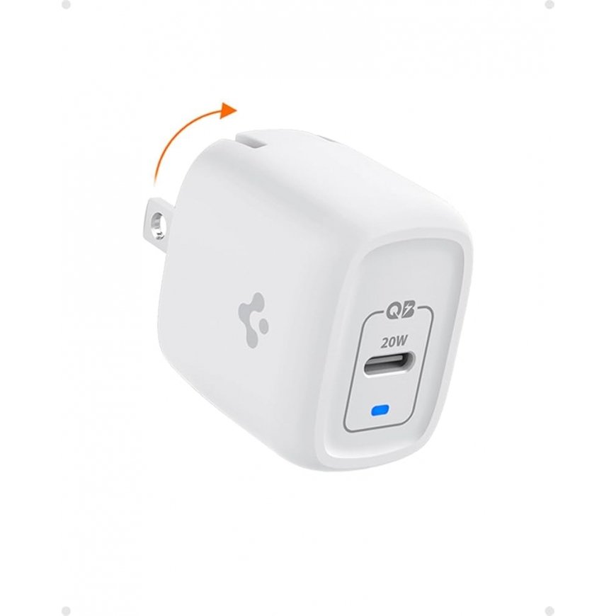 PHONE CHARGER GAN 1X US B, 1X USB-C 20W WHITE – 2
