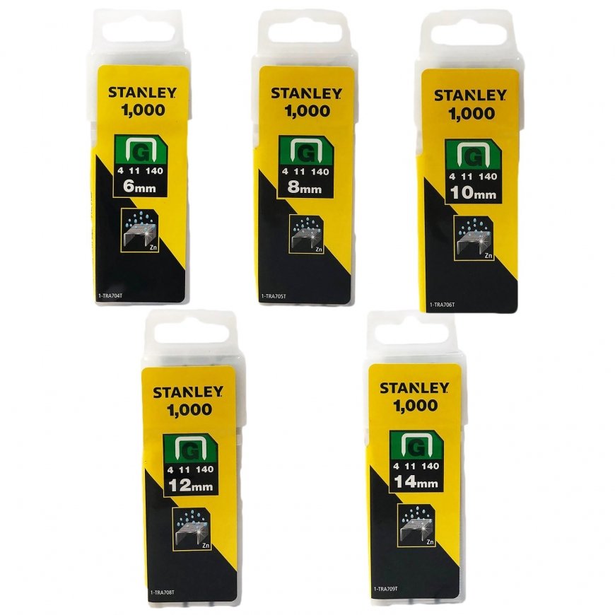 Stanley G-Type 4/11/140 12mm 1000pcs. (TRA708T) – 2