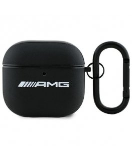 AMG AMA4SLWK AirPods 4 cover biały|white Leather White Logo