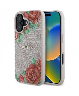 Guess GUHMP16SP4ROPEMCP iPhone 16 6.1" różowy|pink hardcase 4