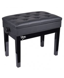V-TONE BENCH 2 BK klavieru sols ar glabātuvi