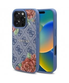 Guess GUHMP16SP4ROPEMCB iPhone 16 6.1" niebieski|blue hardcas