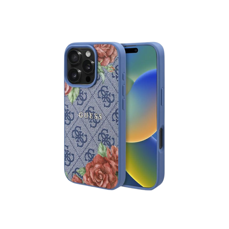 Guess GUHMP16SP4ROPEMCB iPhone 16 6.1" niebieski|blue hardcas – 2