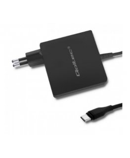 Qoltec 51741 mobile device charger Netbook, Smartphone, Tablet Black AC, DC Indoor