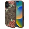 Guess GUHMP16SP4ROPEMCW iPhone 16 6.1" brązowy|brown hardcase Guess GUHMP16SP4ROPEMCW iPhone 16 6.1" brązowy|brown hardcase
