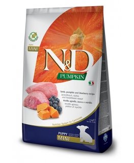 Farmina Pet Food N&D Pumpkin 7 kg Šuniukas Mėlynės, Ėriena, Moliūgas