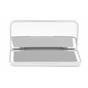 Pocket cosmetic mirror with LED KZ2010 white Pocket cosmetic mirror with LED KZ2010 white