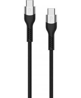 Profinity USB-C to USB-C charging cable, 2 m, black