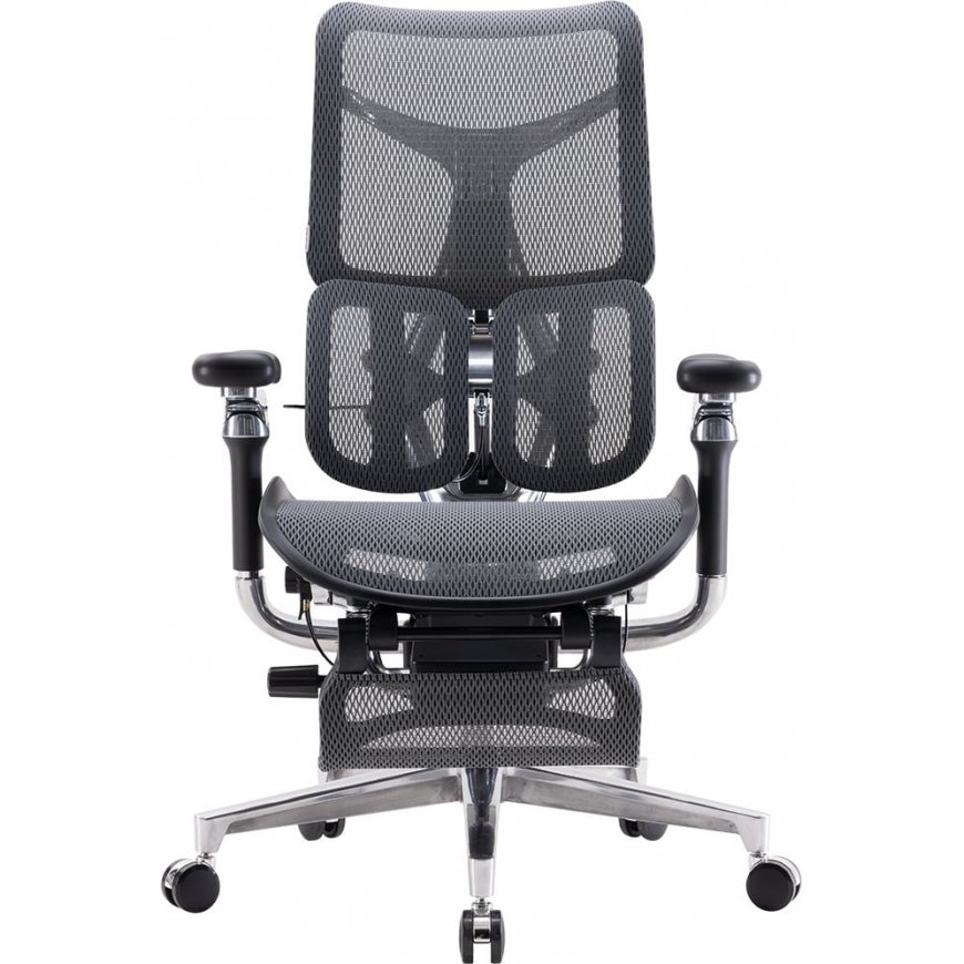 Sihoo Doro S300 ergonomic office chair with footrest, black – 2