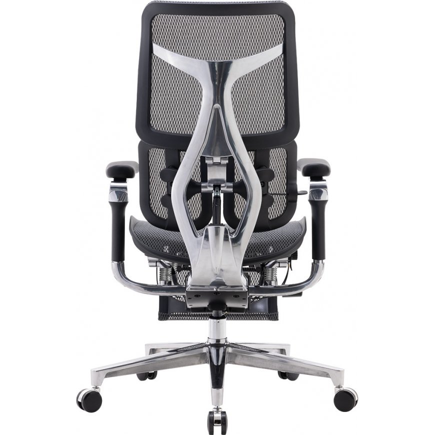 Sihoo Doro S300 ergonomic office chair with footrest, black – 4