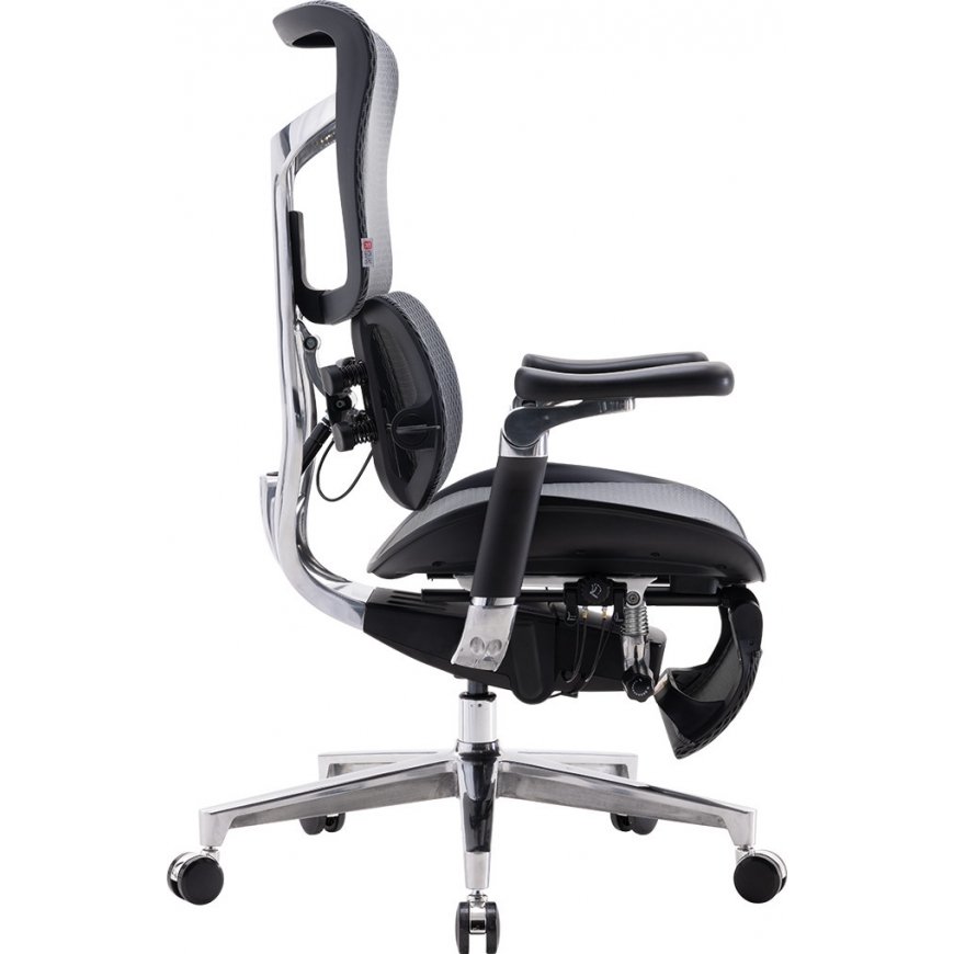 Sihoo Doro S300 ergonomic office chair with footrest, black – 5