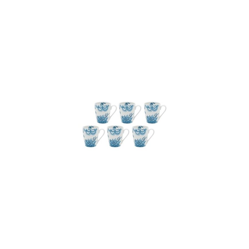 ROSE&TULIPANI ONIRIA Komplektā 6 krūzes 400 ml – 2