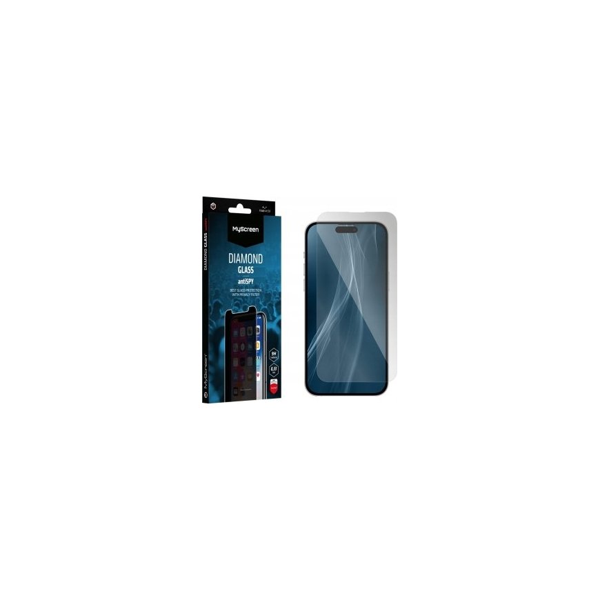 MS AntiSpy Diamond Glass iPhone 16 Pro 6.3" Szkło hartowane z – 2