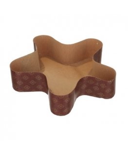 Star-shaped set of paper baking molds 3 pcs. Easy Bake 25x21cm