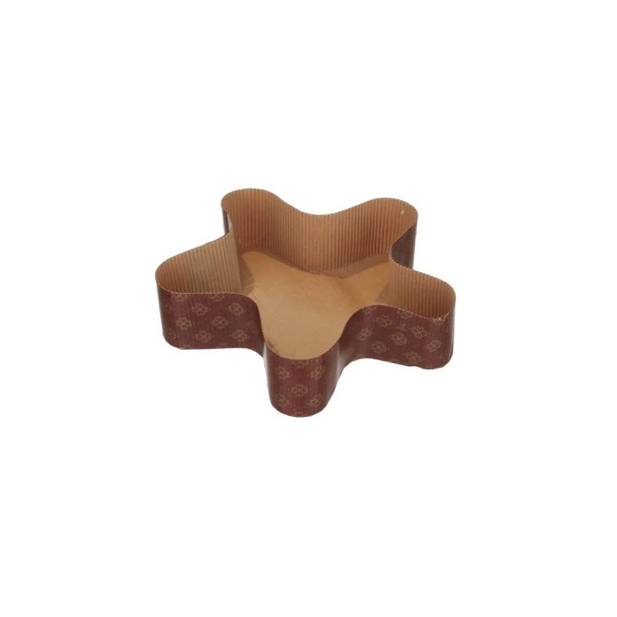 Star-shaped set of paper baking molds 3 pcs. Easy Bake 25x21cm