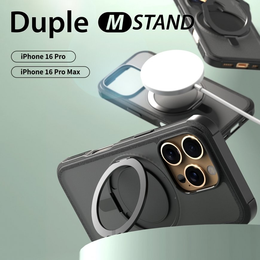 Araree etui Duple M Stand iPhone 16 Pro Max 6.9" czarny|black – 2