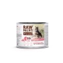RAW PALEO Duoprotein cūkgaļa un jēra gaļa pieaugušajiem - mitrā suņu barība - 400g