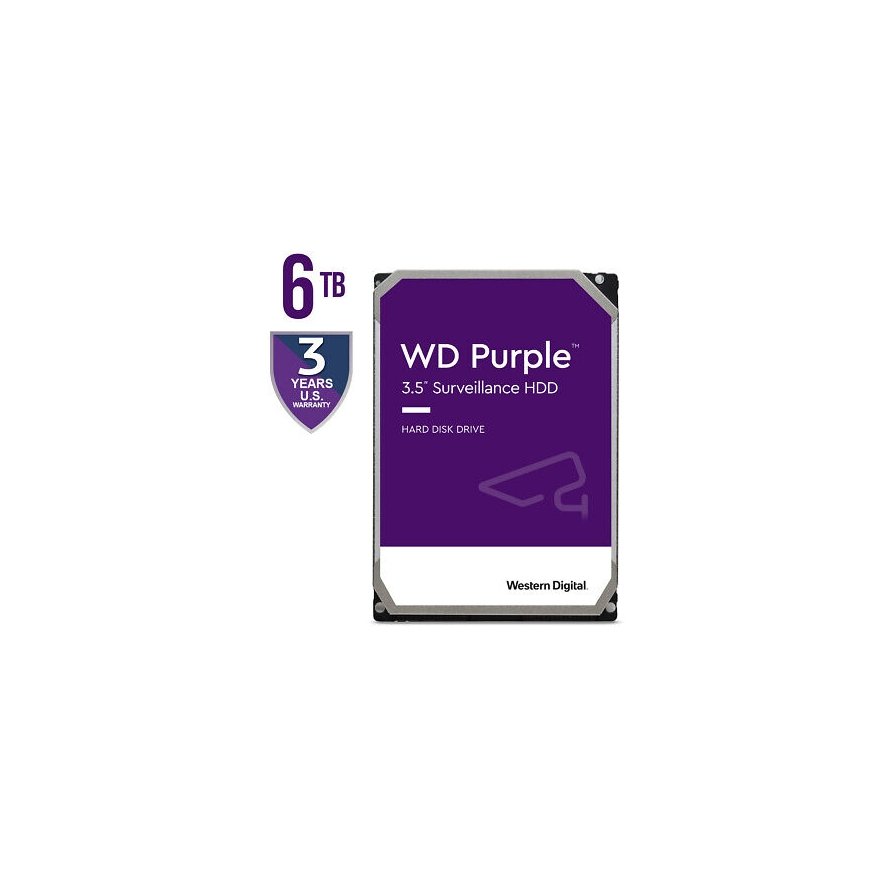 Western Digital Purple 6TB 3,5'' 256MB WD64PURZ – 2