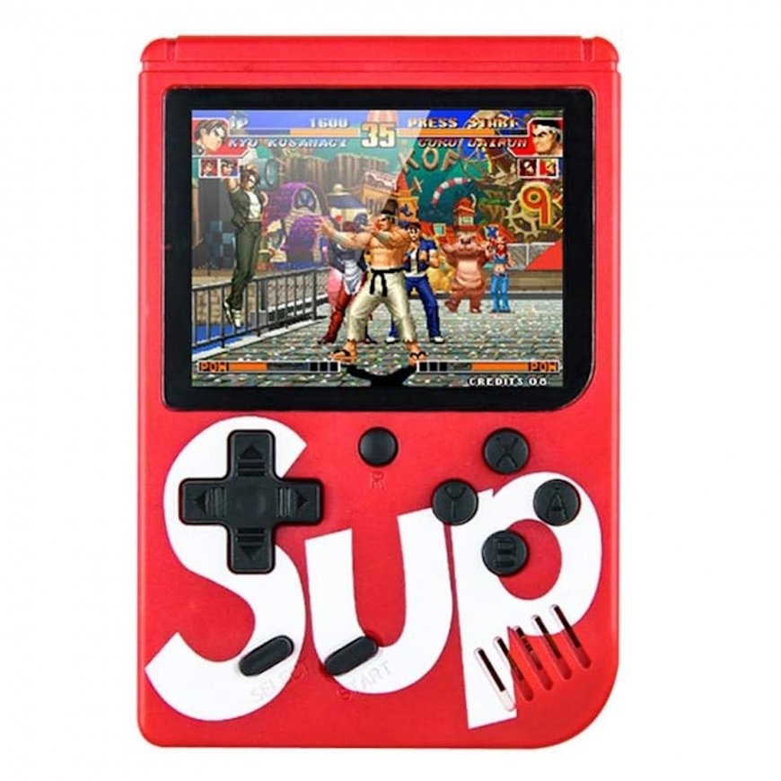 GameBox R1 8bit Kandeline Retro Mängukonsool 400 mänguga 3' LCD