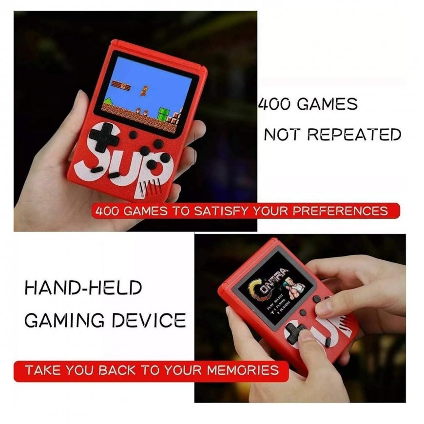 GameBox R1 8bit Portable Retro Game console with 400 games 3'' L – 5