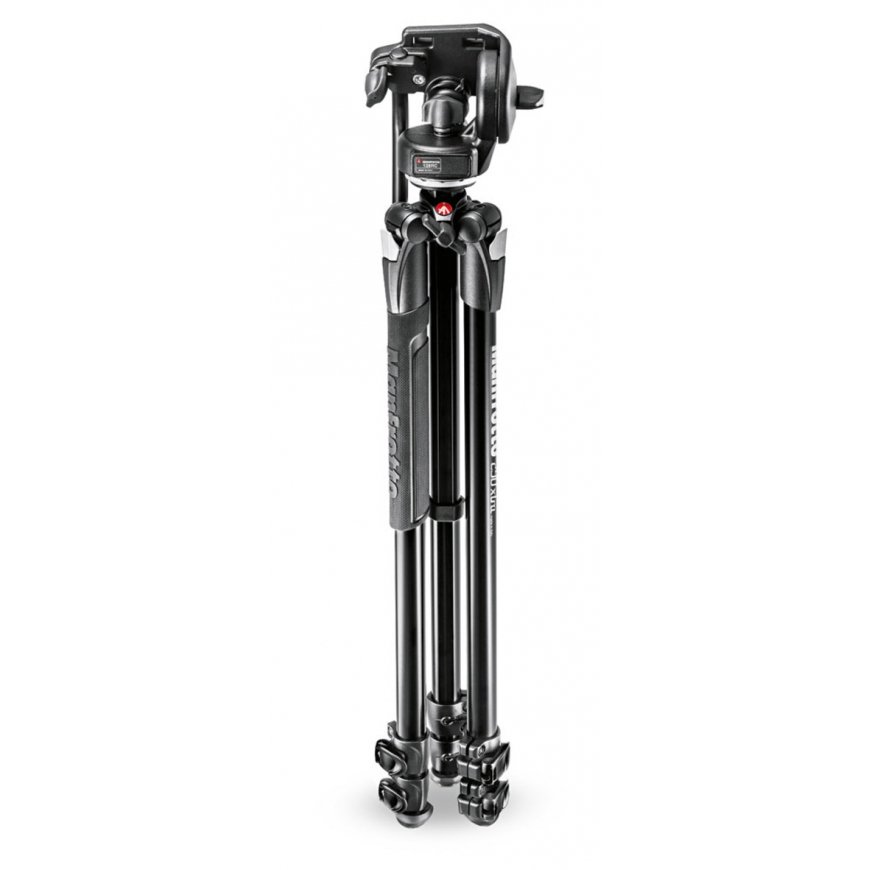 Manfrotto 290 XTRA Kit trikojis Skaitmeniniai / juostiniai fotoaparatai 3 kojos Juoda – 2