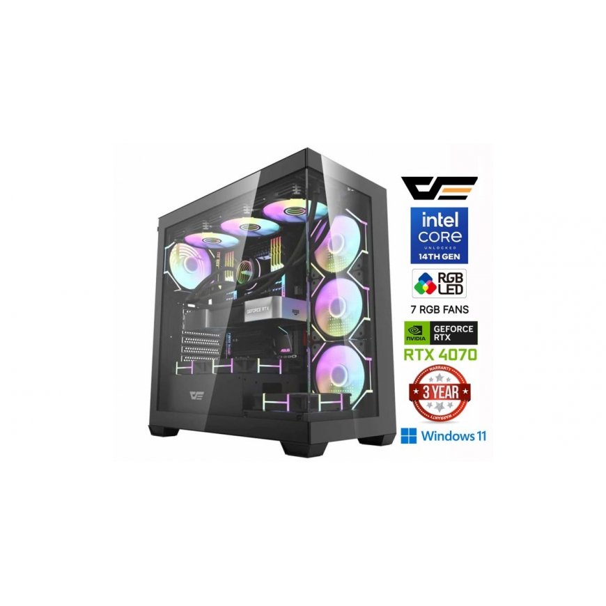 MDATA GAMING Intel Core i5-12400F 64GB 2TB SSD 2TB HDD RTX 4060 NoOS – 2