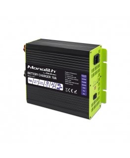 Charger for LiFePO4 AGM GEL SLA batteries 70A