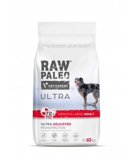 RAW PALEO Ultra Pork Medium & Large Adult - sausā suņu barība - 10kg