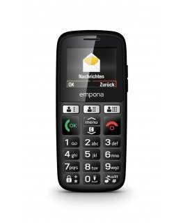 Emporia emporiaHAPPY 70 g Juoda Telefonas pradedantiesiems