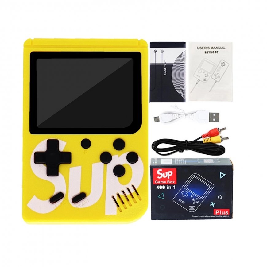 GameBox R1 8bit Portable Retro Game console with 400 games 3'' L – 5
